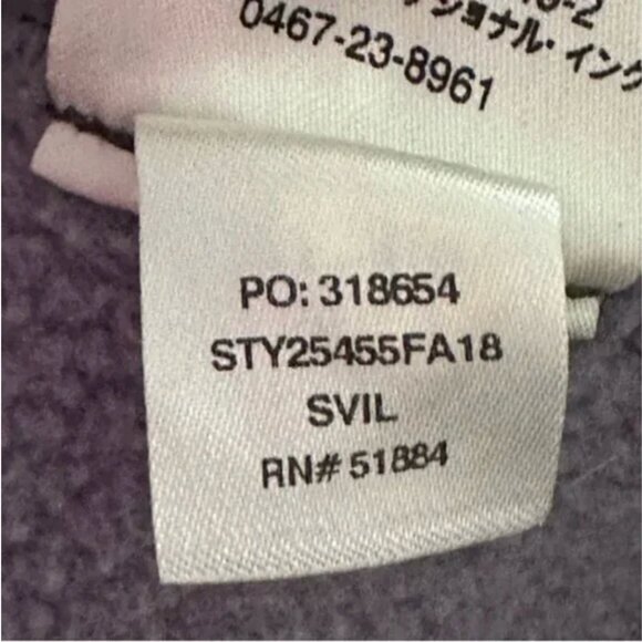 Patagonia Women's Lightweight Synchilla Snap-T Pullover Purple Gray Size Medium - Picture 7 of 8